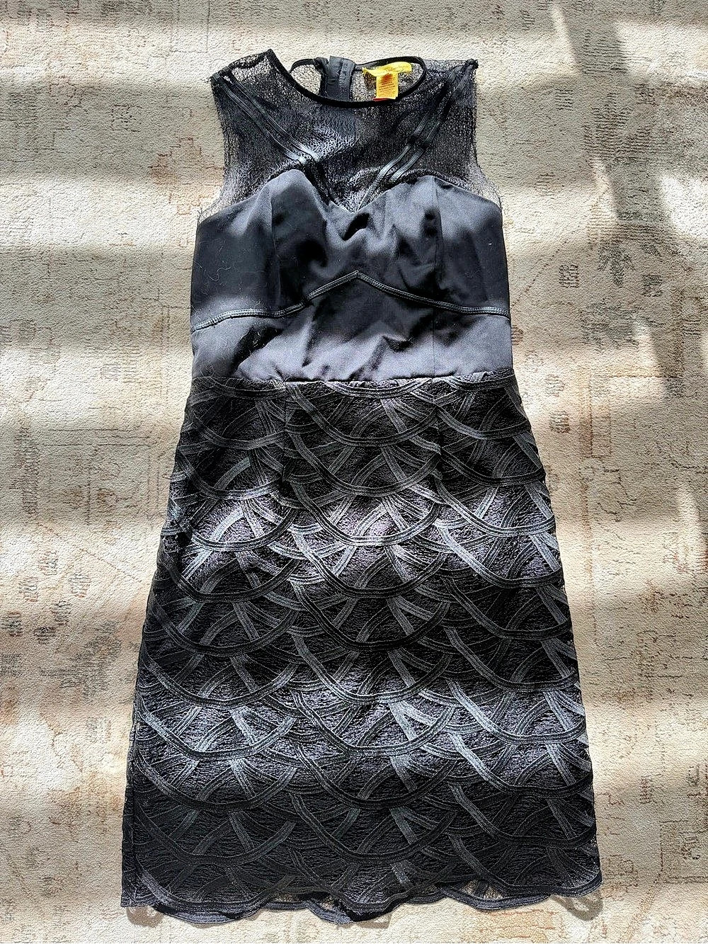Catherine Malandrino Black Mini Dress Like New